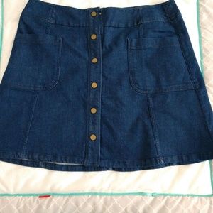 Womens Denim Skirt